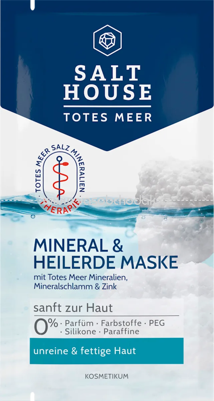 Salthouse Gesichtsmasken Totes Meer Therapie Mineral & Heilerde, 14 ml