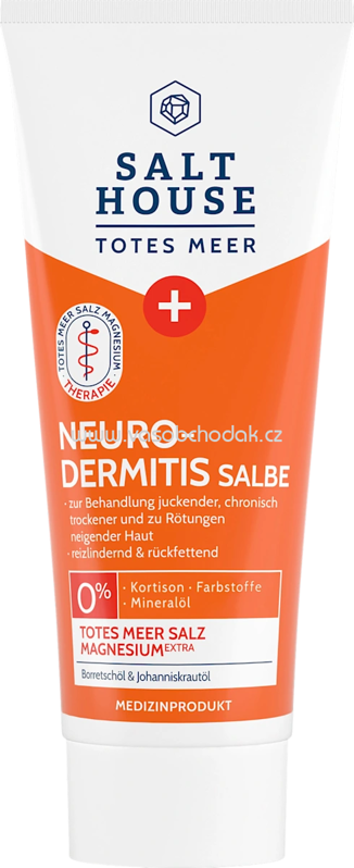 Salthouse Pflegecreme Neurodermitis Salbe Totes Meer Therapie, 75 ml