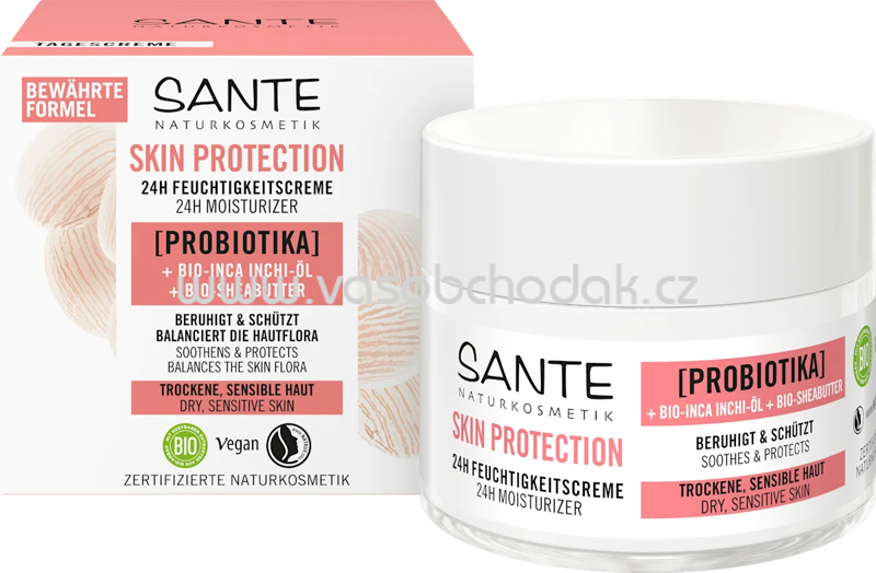 SANTE NATURKOSMETIK Feuchtigkeitscreme Skin, 50 ml SANTE NATURKOSMETIK Feuchtigkeitscreme Skin, 50 ml