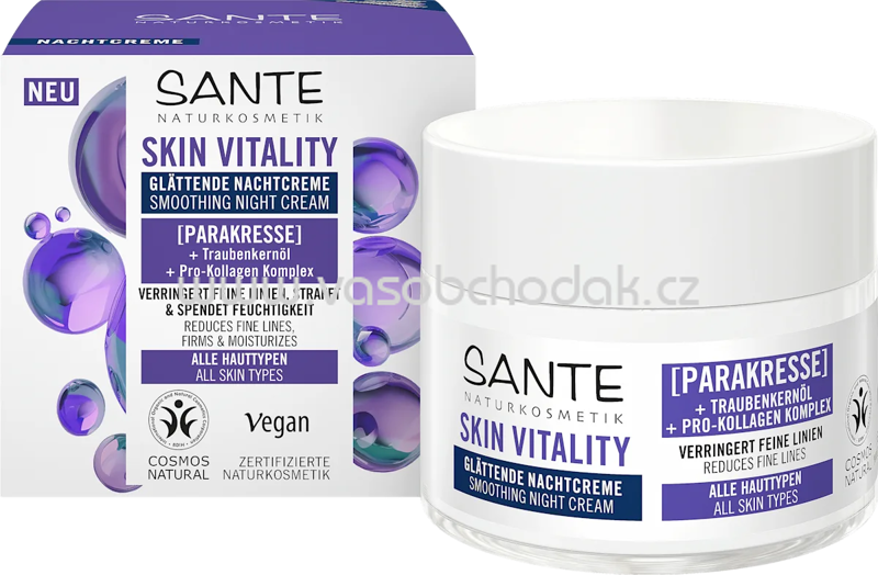 SANTE NATURKOSMETIK Nachtcreme Skin Vitality, 50 ml SANTE NATURKOSMETIK Nachtcreme Skin Vitality, 50 ml