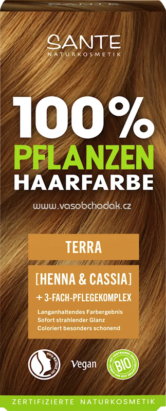 SANTE NATURKOSMETIK Pflanzenhaarfarbe Terra, 100 g SANTE NATURKOSMETIK Pflanzenhaarfarbe Terra, 100 g