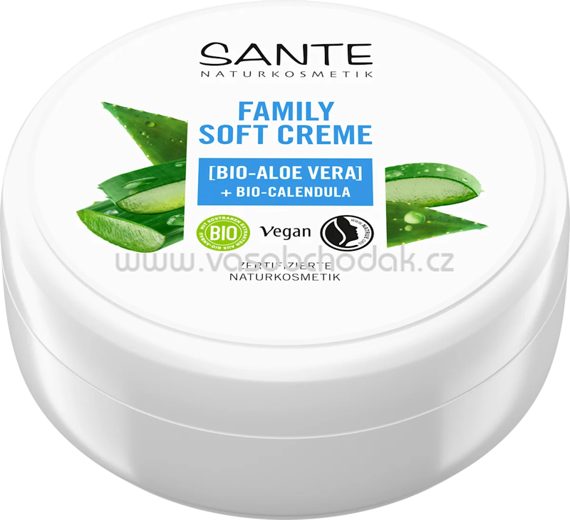 SANTE NATURKOSMETIK Pflegecreme Soft Family Bio-Calendula & Bio-Aloe Vera, 150 ml SANTE NATURKOSMETIK Pflegecreme Soft Family Bio-Calendula & Bio-Aloe Vera, 150 ml