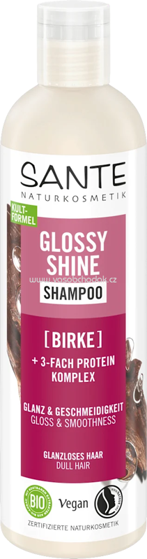 SANTE NATURKOSMETIK Shampoo Glossy Shine, 250 ml SANTE NATURKOSMETIK Shampoo Glossy Shine, 250 ml