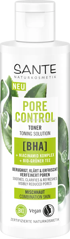 SANTE NATURKOSMETIK Toner Pore Control BHA, 125 ml SANTE NATURKOSMETIK Toner Pore Control BHA, 125 ml