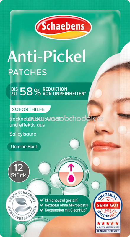 Schaebens Anti Pickel Patches unreine Haut, 12 St Schaebens Anti Pickel Patches unreine Haut, 12 St