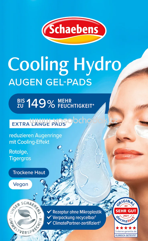 Schaebens Augenpads Cooling Hydro 1 Paar, 2 St Schaebens Augenpads Cooling Hydro 1 Paar, 2 St