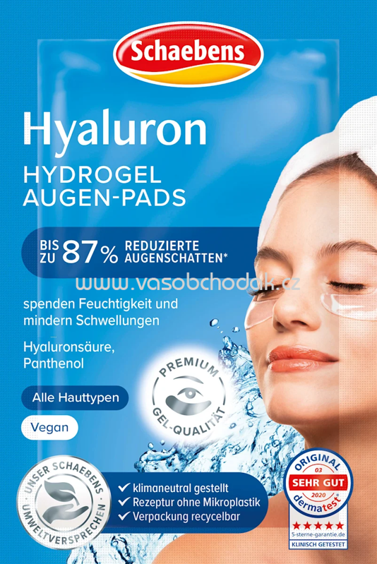 Schaebens Augenpads Hyaluron Hydrogel 1 Paar, 2 St Schaebens Augenpads Hyaluron Hydrogel 1 Paar, 2 St