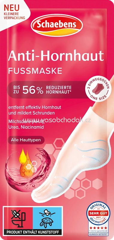 Schaebens Fußmaske Socken Anti Hornhaut 1 Paar, 2 St Schaebens Fußmaske Socken Anti Hornhaut 1 Paar, 2 St