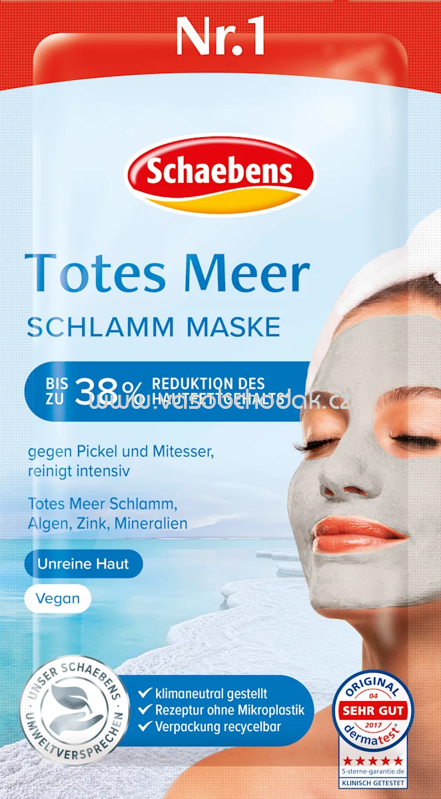 Schaebens Gesichtsmasken Totes Meer 10St.x15 ml, 150 ml Schaebens Gesichtsmasken Totes Meer 10St.x15 ml, 150 ml