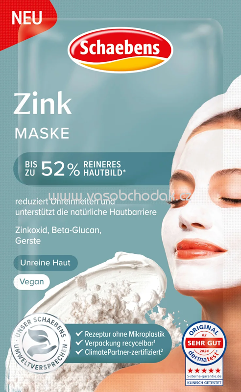 Schaebens Gesichtsmaske Zink, 10 ml Schaebens Gesichtsmaske Zink, 10 ml