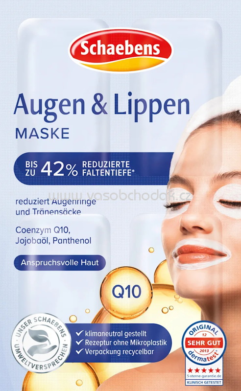 Schaebens Maske Augen & Lippen 4x1,5 ml, 6 ml Schaebens Maske Augen & Lippen 4x1,5 ml, 6 ml