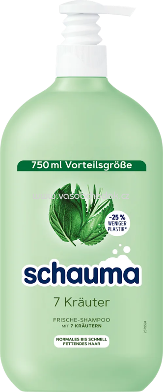 schauma Shampoo 7 Kräuter, 750 ml