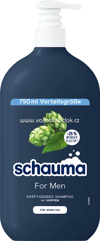 schauma Shampoo For Men, 750 ml