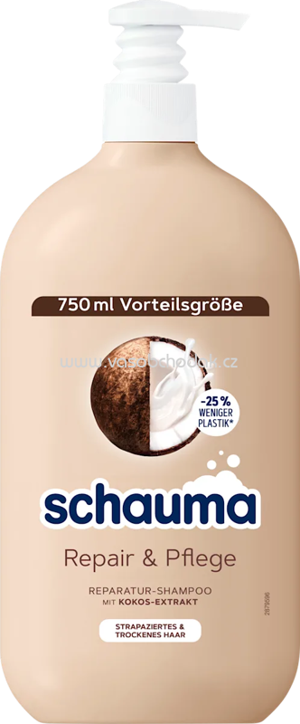 schauma Shampoo Repair & Pflege, 750 ml