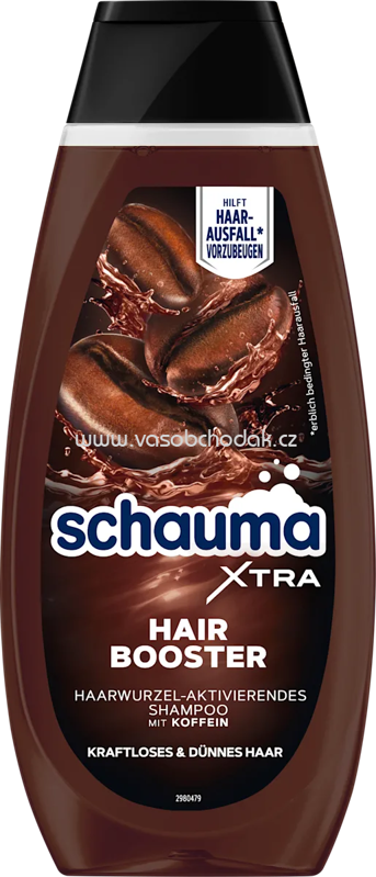 schauma Shampoo XTRA Hair Booster, 400 ml