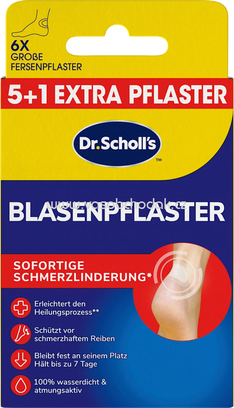 Scholl Blasenpflaster Ferse, 6 St Scholl Blasenpflaster Ferse, 6 St