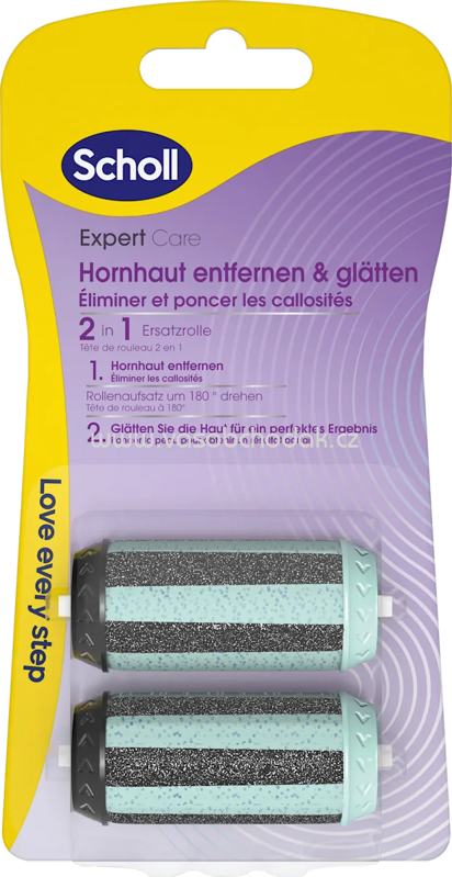 Scholl Ersatzrollen Hornhautentferner 2in1, 2 St Scholl Ersatzrollen Hornhautentferner 2in1, 2 St