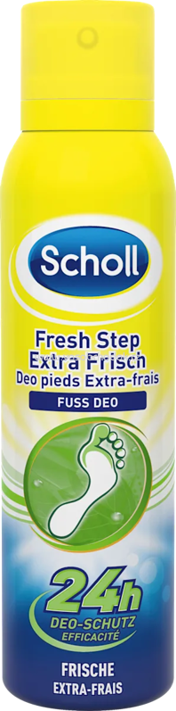 Scholl Fußdeo Spray Fresh Step Extra Frisch, 150 ml Scholl Fußdeo Spray Fresh Step Extra Frisch, 150 ml