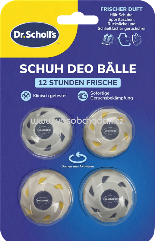 Scholl Schuh Deo Bälle, 4 St