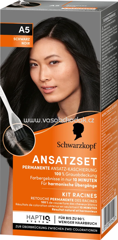 Schwarzkopf Ansatzset A5 Schwarz, 1 St Schwarzkopf Ansatzset A5 Schwarz, 1 St