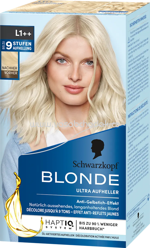 Schwarzkopf Blonde Haare Aufheller Ultra L1++, 1 St Schwarzkopf Blonde Haare Aufheller Ultra L1++, 1 St