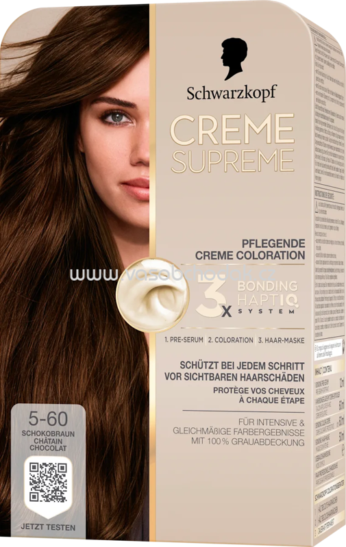 Schwarzkopf CREME SUPREME Haarfarbe 5-60 Schokobraun, 1 St Schwarzkopf CREME SUPREME Haarfarbe 5-60 Schokobraun, 1 St