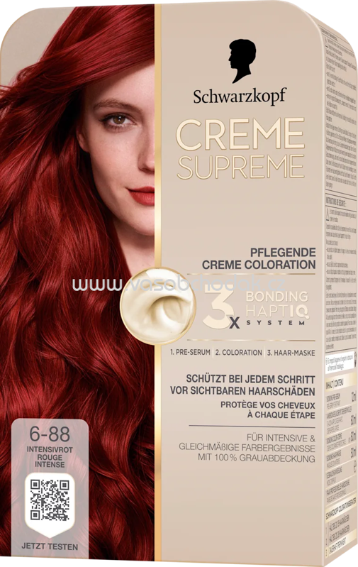 Schwarzkopf CREME SUPREME Haarfarbe 6-88 Intensivrot, 1 St Schwarzkopf CREME SUPREME Haarfarbe 6-88 Intensivrot, 1 St