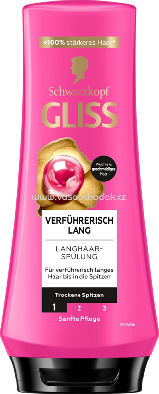 Schwarzkopf GLISS Conditioner Verführerisch Lang, 200 ml Schwarzkopf GLISS Conditioner Verführerisch Lang, 200 ml