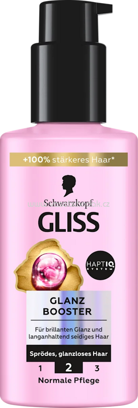Schwarzkopf GLISS Haarkur Glanz Booster Liquid Silk, 100 ml Schwarzkopf GLISS Haarkur Glanz Booster Liquid Silk, 100 ml