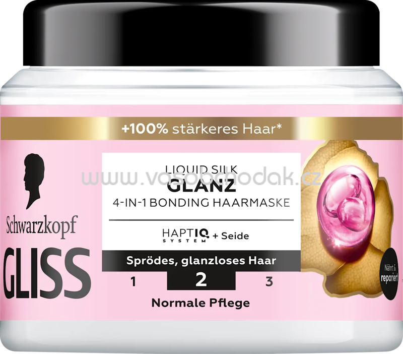 Schwarzkopf GLISS Haarmaske 4in1 Liquid Silk, 400 ml Schwarzkopf GLISS Haarmaske 4in1 Liquid Silk, 400 ml