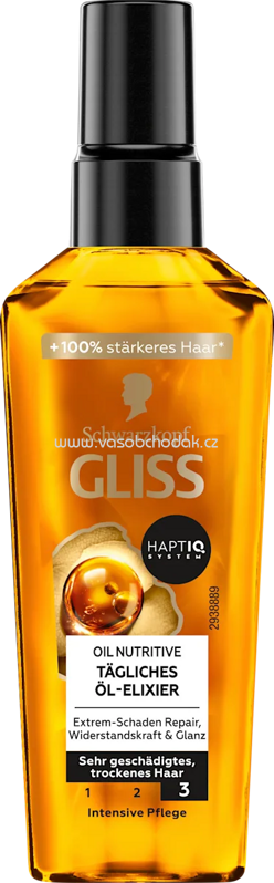 Schwarzkopf GLISS Haaröl Tägliches Öl Elixier, 75 ml