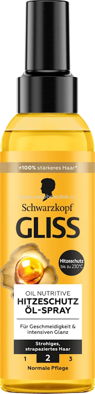Schwarzkopf GLISS Hitzeschutz Öl-Spray Oil Nutritive, 150 ml