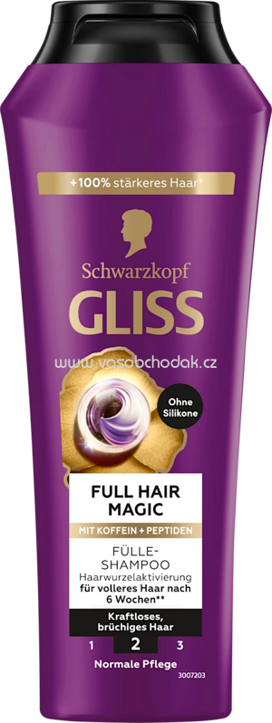 Schwarzkopf GLISS Shampoo Full Hair Magic, 250 ml