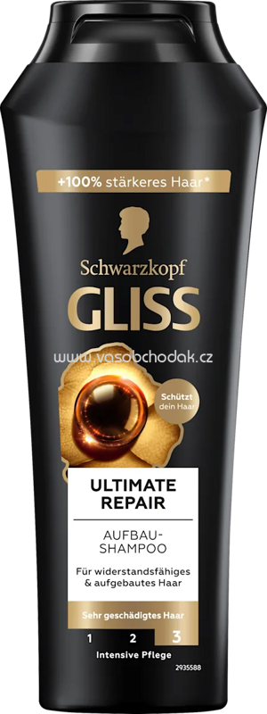 Schwarzkopf GLISS Shampoo Ultimate Repair, 250 ml