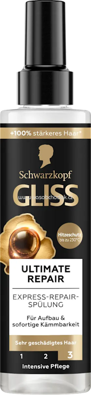 Schwarzkopf GLISS Sprüh-Conditioner Express-Repair Ultimate Repair, 200 ml Schwarzkopf GLISS Sprüh-Conditioner Express-Repair Ultimate Repair, 200 ml