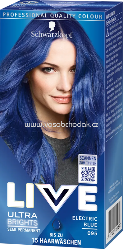 Schwarzkopf LIVE Intensivtönung 095 Electric Blue, 1 St Schwarzkopf LIVE Intensivtönung 095 Electric Blue, 1 St