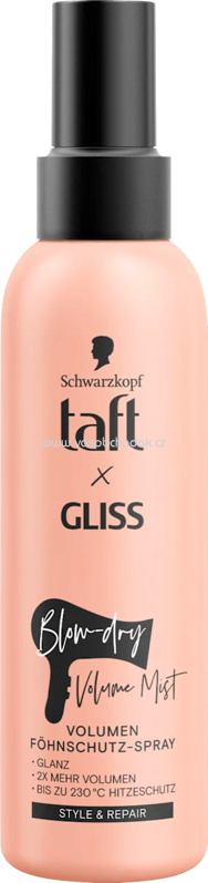 Schwarzkopf taft Föhnspray taft x Gliss Blow Dry Volume Mist, 150 ml