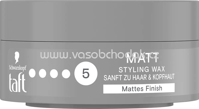 Schwarzkopf taft Haargel MATT WAX Halt 5, 75 ml