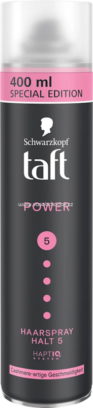 Schwarzkopf taft Haarspray POWER Cashmere Halt 5 XXL, 400 ml