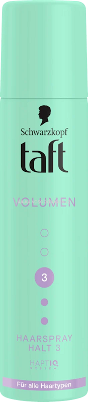 Schwarzkopf taft Haarspray VOLUMEN Halt 3 Reisegröße, 75 ml