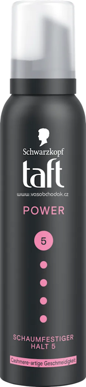 Schwarzkopf taft Schaumfestiger Power, Cashmere-artige Geschmeidigkeit, 150 ml