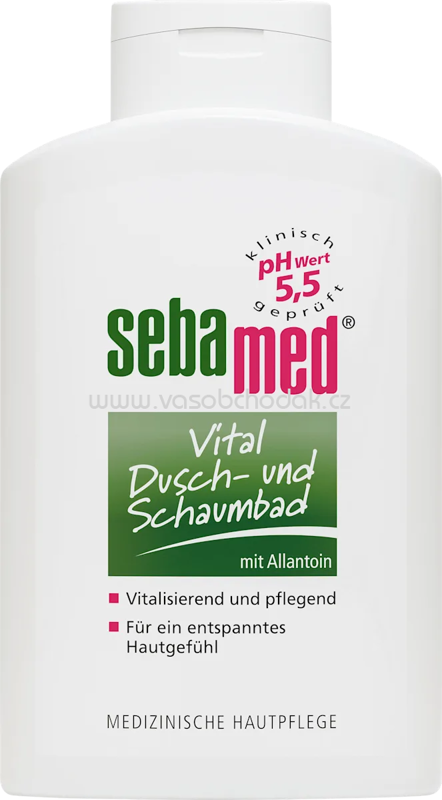 sebamed Duschgel Vital Dusch+Schaumbad, 400 ml