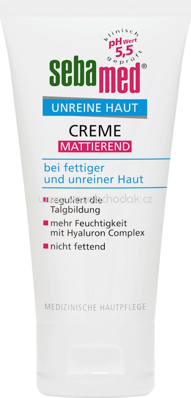 sebamed Gesichtscreme unreine Haut mattierend, 50 ml sebamed Gesichtscreme unreine Haut mattierend, 50 ml