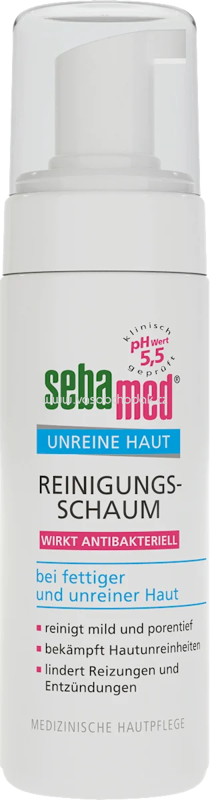 sebamed Reinigungsschaum unreine Haut, 150 ml sebamed Reinigungsschaum unreine Haut, 150 ml