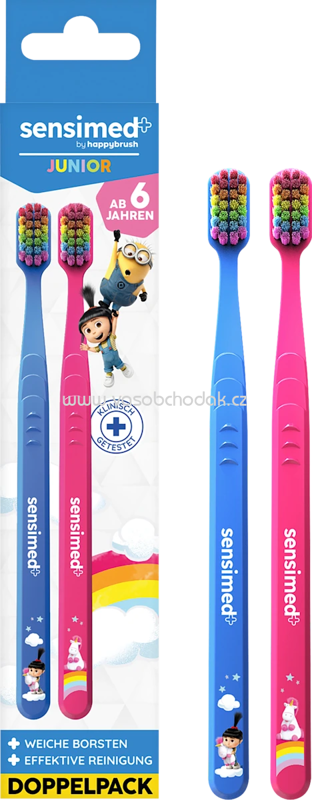 sensimed Zahnbürste Kinder Junior ab 6 Jahren, 2 St