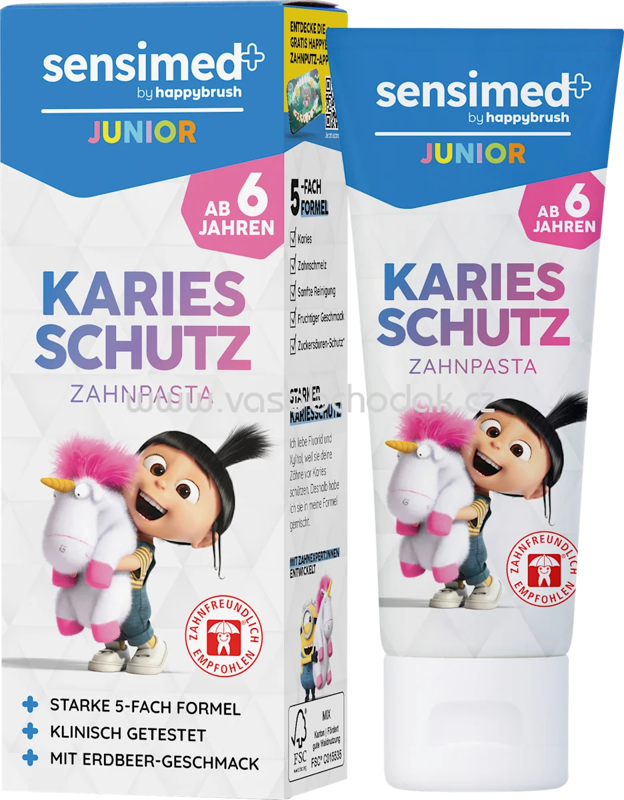 sensimed Zahnpasta Kinder Kariesschutz ab 6 Jahren, 75 ml