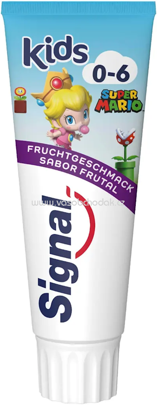 Signal Zahnpasta Kinder Fruchtgeschmack, 0 bis 6 Jahre, 75 ml Signal Zahnpasta Kinder Fruchtgeschmack, 0 bis 6 Jahre, 75 ml
