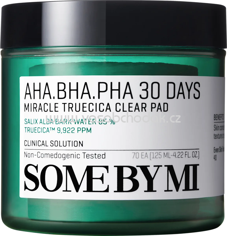 SOME BY MI Gesichtsreinigungspads AHA-BHA-PHA 30 days Miracle Truecica, 70 St