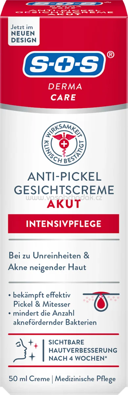 SOS Gesichtscreme Anti-Pickel, 50 ml
