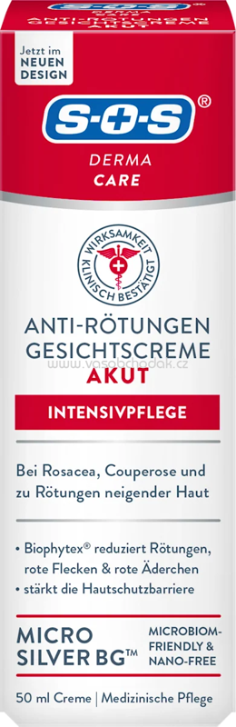SOS Gesichtscreme Anti-Rötungen Akut, 50 ml